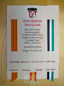 DIPLOMA CLUB TAURINO TRUJILLANO